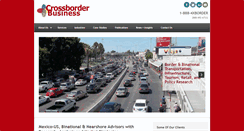 Desktop Screenshot of crossborderbusiness.com